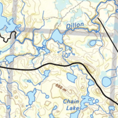 Backroad Mapbooks Map107 Peter Pond Lake - Saskatchewan digital map