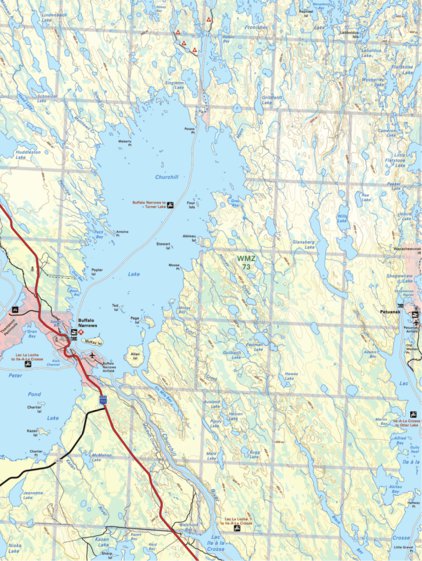 Backroad Mapbooks Map108 Buffalo Narrows - Saskatchewan digital map