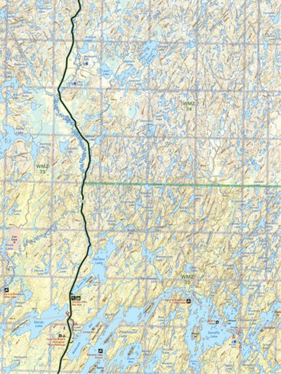 Backroad Mapbooks Map110 Gordon Lake - Saskatchewan digital map