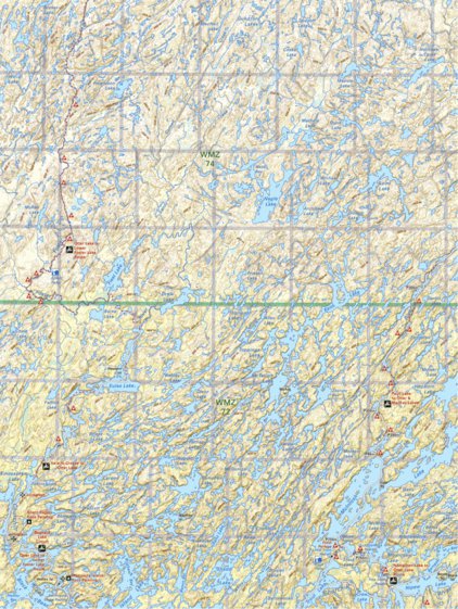 Backroad Mapbooks Map111 Eulas Lake - Saskatchewan digital map