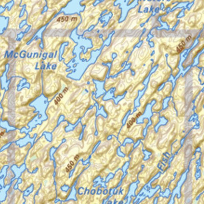 Backroad Mapbooks Map111 Eulas Lake - Saskatchewan digital map