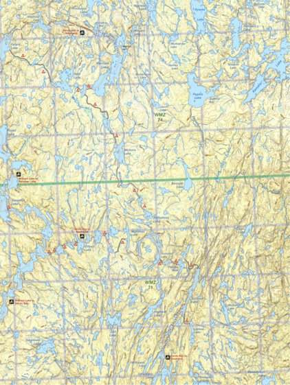Backroad Mapbooks Map114 Atchakoos Lake - Saskatchewan digital map
