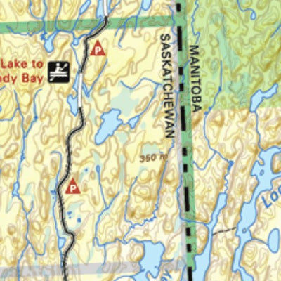 Backroad Mapbooks Map115 Sisipuk Lake - Saskatchewan digital map