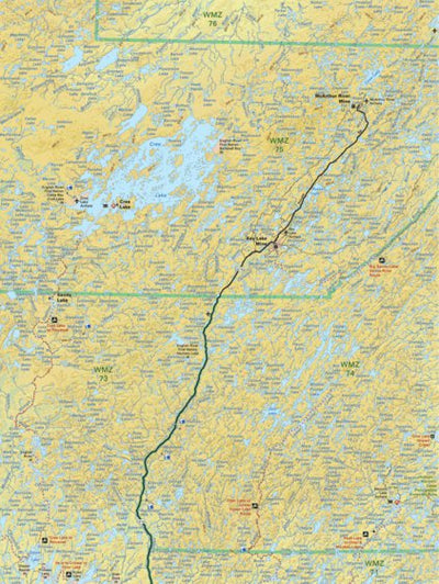 Backroad Mapbooks Map117 Cree Lake - Saskatchewan digital map
