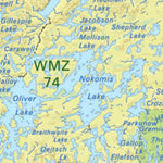 Backroad Mapbooks Map118 Reindeer Lake - Saskatchewan digital map