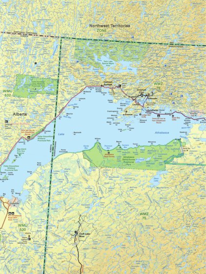 Backroad Mapbooks Map119 Uranium City - Saskatchewan digital map