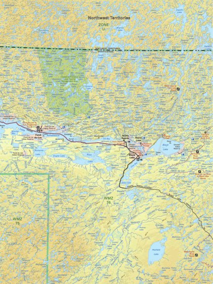 Backroad Mapbooks Map120 Fond du Lac - Saskatchewan digital map