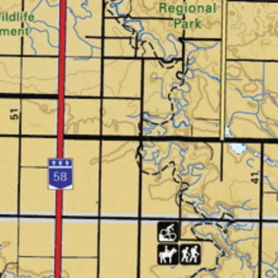 Backroad Mapbooks Map16 Gravelbourg - Saskatchewan digital map