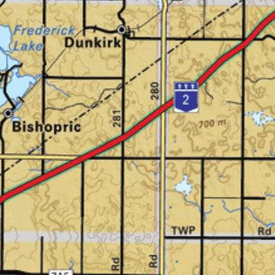 Backroad Mapbooks Map17 Mossbank - Saskatchewan digital map