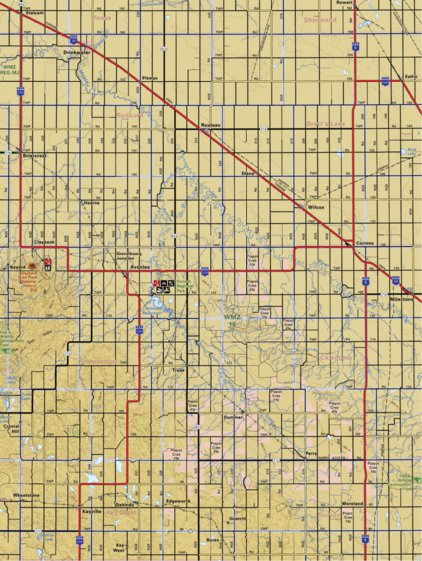 Backroad Mapbooks Map18 Milestone - Saskatchewan digital map