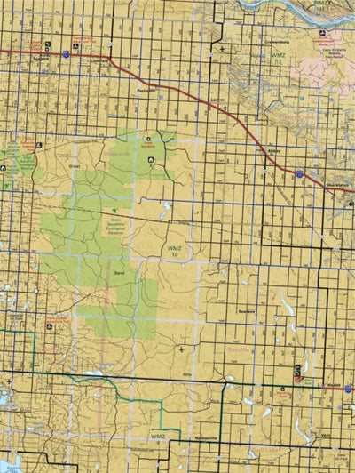 Backroad Mapbooks Map24 Abbey - Saskatchewan digital map