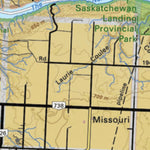 Backroad Mapbooks Map25 Saskatchewan Landing Provincial Park - Saskatchewan digital map