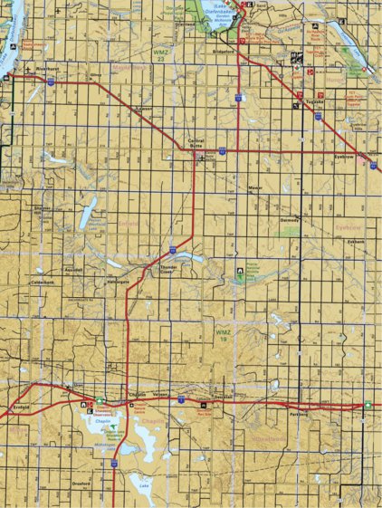 Backroad Mapbooks Map27 Central Butte - Saskatchewan digital map
