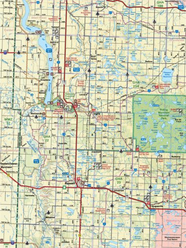 Backroad Mapbooks Map31 Russell - Manitoba Backroad Mapbooks digital map