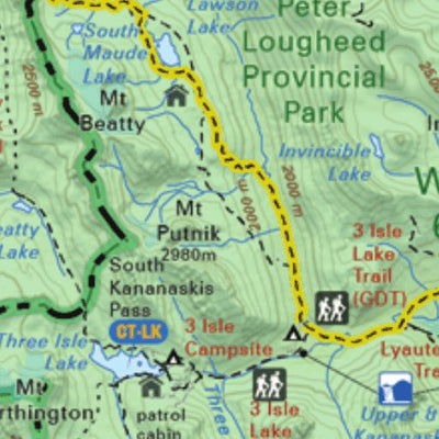 Backroad Mapbooks Map32 Elk Lakes Provincial Park - Kootenay Rockies BC bundle exclusive