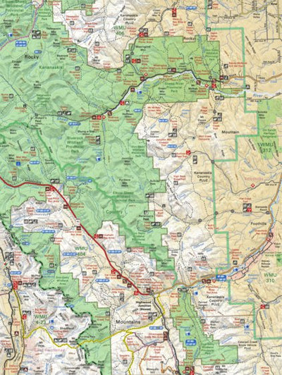 Backroad Mapbooks Map33 Elk Range - Kootenay Rockies BC bundle exclusive