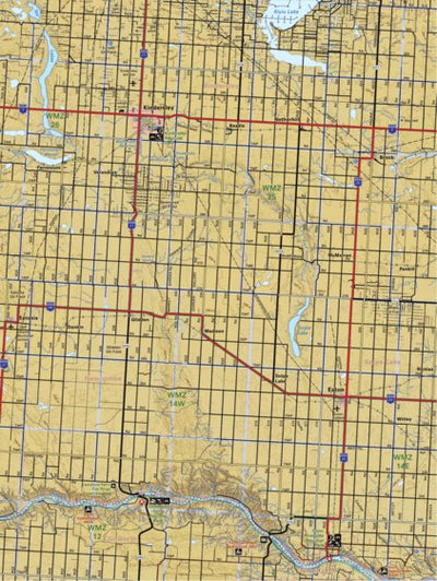 Backroad Mapbooks Map35 Kindersley - Saskatchewan digital map