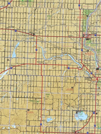 Backroad Mapbooks Map37 Outlook - Saskatchewan digital map