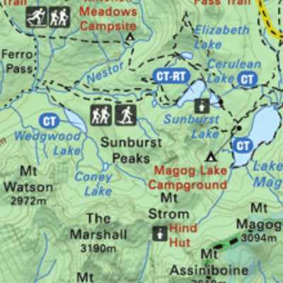 Backroad Mapbooks Map39 Mt Assiniboine Provincial Park - Kootenay Rockies BC bundle exclusive