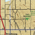 Backroad Mapbooks Map40 Strasbourg - Saskatchewan digital map