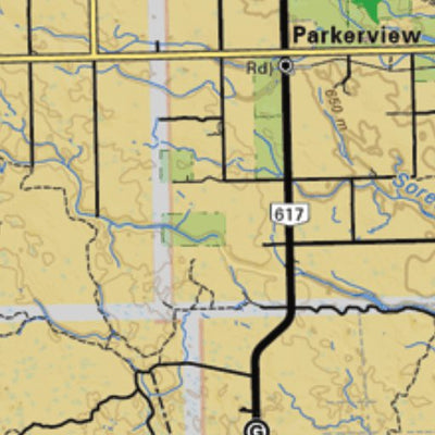 Backroad Mapbooks Map42 Foam Lake - Saskatchewan digital map