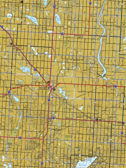 Backroad Mapbooks Map46 Kerrobert - Saskatchewan digital map