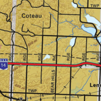 Backroad Mapbooks Map48 Delisle - Saskatchewan digital map