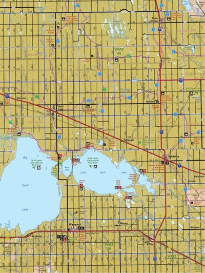 Backroad Mapbooks Map52 Quill Lakes - Saskatchewan digital map