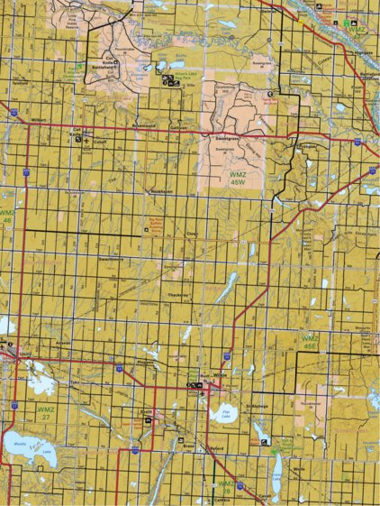 Backroad Mapbooks Map57 Wilkie - Saskatchewan digital map