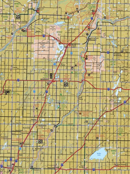 WMZ 30 Saskatchewan Hunting Topo Map Bundle By Backroad Mapbooks ...