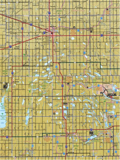 Backroad Mapbooks Map62 Melfort - Saskatchewan digital map