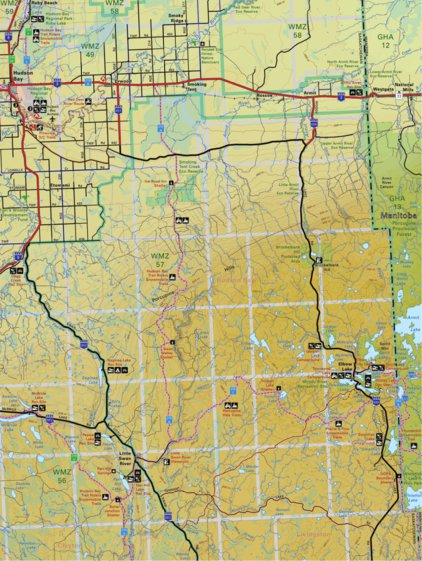 Backroad Mapbooks Map65 Hudson Bay - Saskatchewan digital map