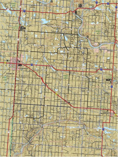 Backroad Mapbooks Map66 Lloydminster - Saskatchewan digital map