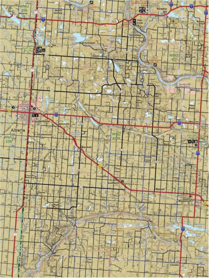 Backroad Mapbooks Map66 Lloydminster - Saskatchewan digital map