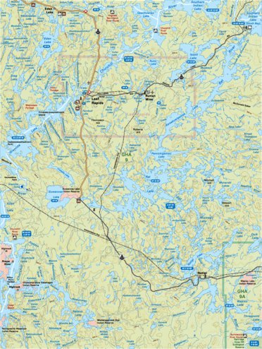 Backroad Mapbooks Map75 Leaf Rapids - Manitoba Backroad Mapbooks digital map