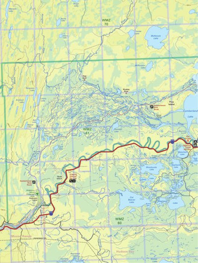 Backroad Mapbooks Map84 Cut Beaver Lake - Saskatchewan digital map