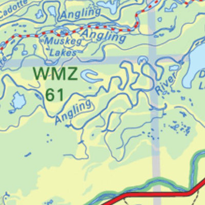 Backroad Mapbooks Map84 Cut Beaver Lake - Saskatchewan digital map