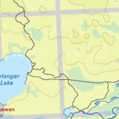 Backroad Mapbooks Map85 Cumberland House - Saskatchewan digital map