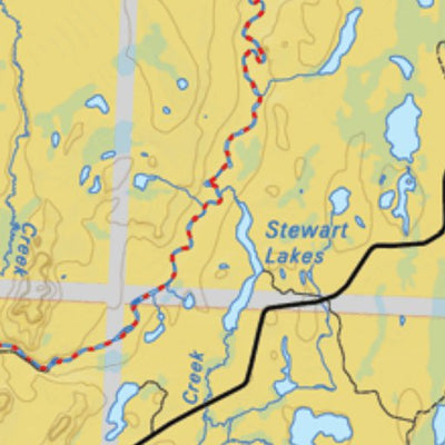 Backroad Mapbooks Map88 Waterhen Lake - Saskatchewan digital map