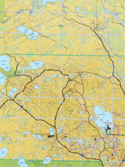 Backroad Mapbooks Map90 Weyakwin Lake - Saskatchewan digital map