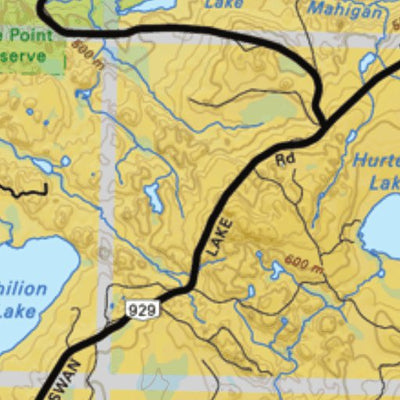 Backroad Mapbooks Map90 Weyakwin Lake - Saskatchewan digital map