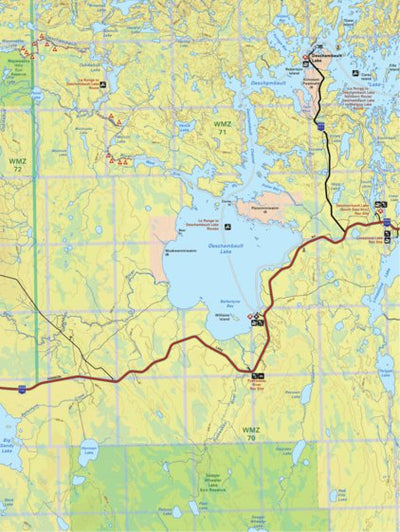 Backroad Mapbooks Map93 Deschambault Lake - Saskatchewan digital map