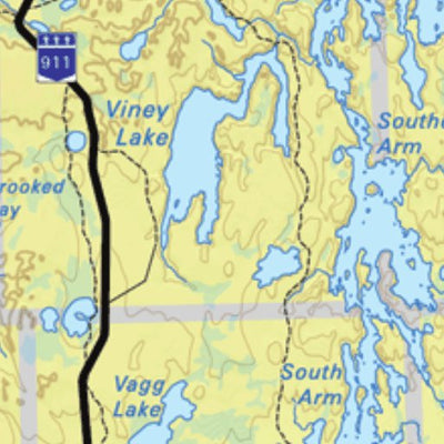 Backroad Mapbooks Map93 Deschambault Lake - Saskatchewan digital map