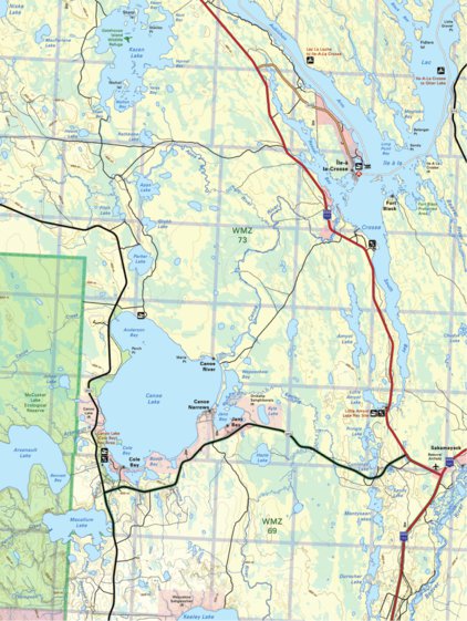 Backroad Mapbooks Map98 Ile-a la-Crosse - Saskatchewan digital map