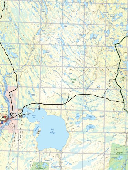 Backroad Mapbooks Map99 Lac La Plonge - Saskatchewan digital map