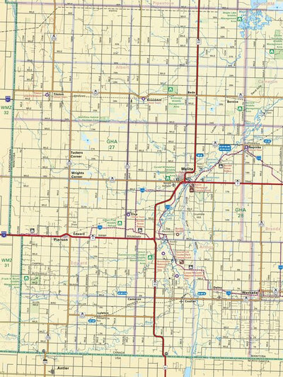 MBMB01 Melita - Manitoba Backroad Mapbook Topo Preview 1