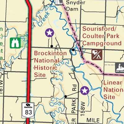 MBMB01 Melita - Manitoba Backroad Mapbook Topo Preview 3