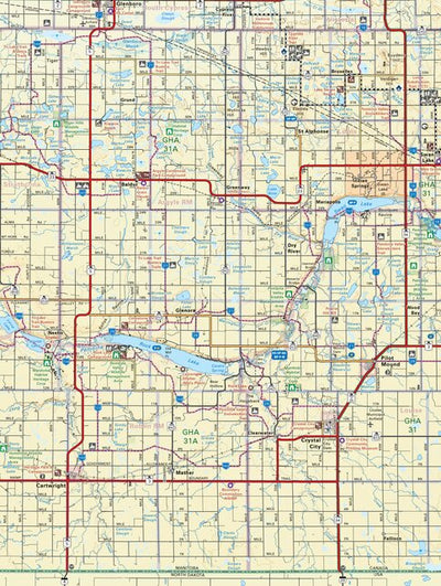MBMB04 Pilot Mound - Manitoba Backroad Mapbook Topo Preview 1
