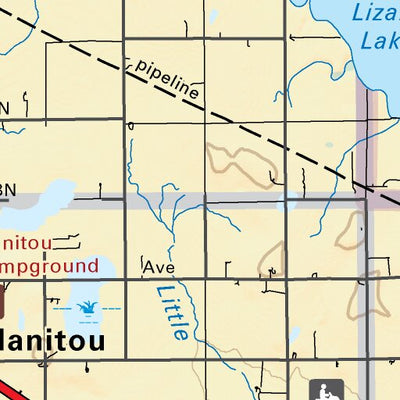 MBMB05 Manitou - Manitoba Backroad Mapbook Topo Preview 2