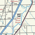 MBMB07 Emerson - Manitoba Backroad Mapbook Topo Preview 3